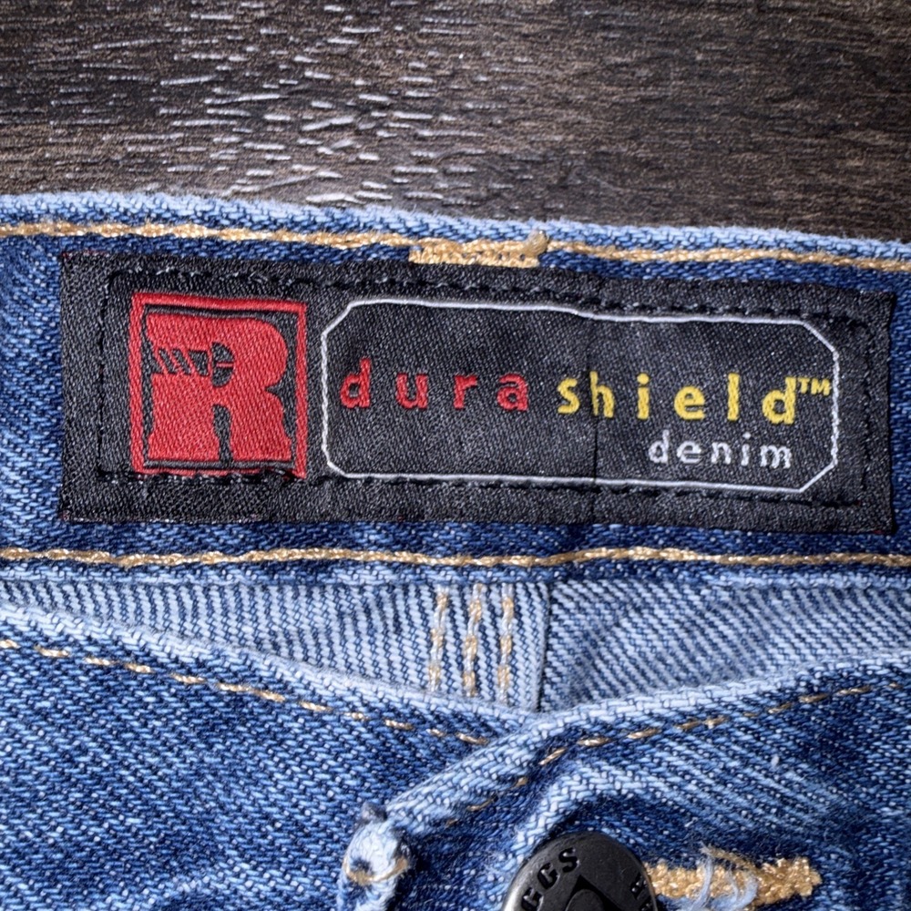 Wrangler Riggs Workwear Durashield Denim Dark Wash Jeans Carpenter Men's 32x34 - Picture 4 of 10
